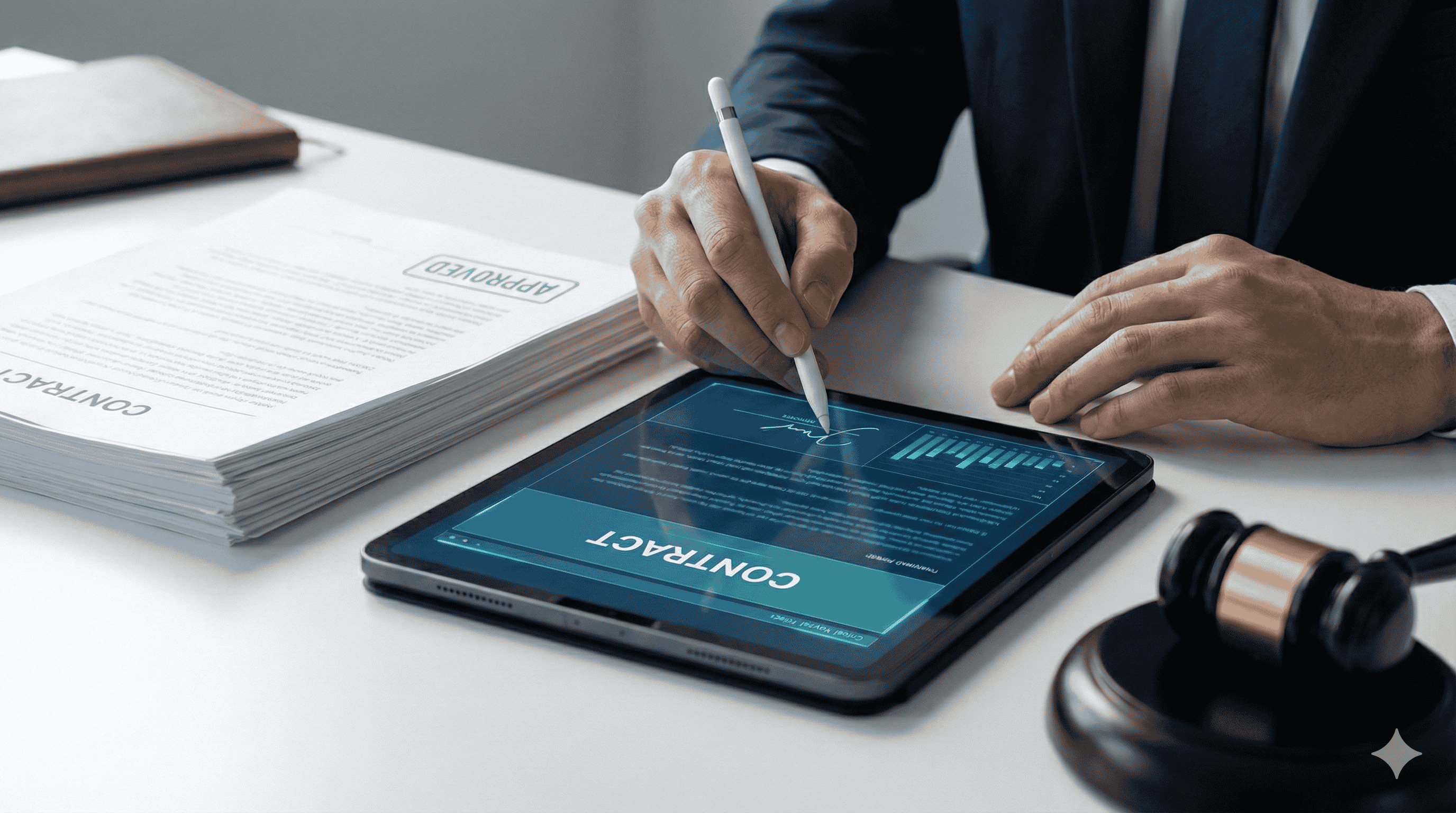 Vertragsunterzeichnung und Durchführung